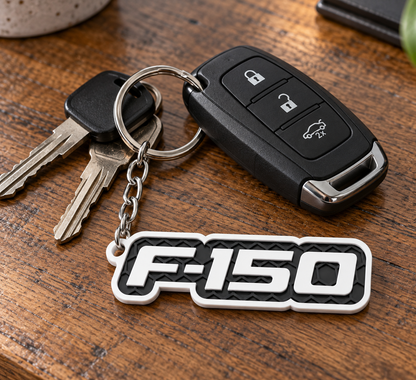 Breloc auto Ford F-150 cu lanț și inel