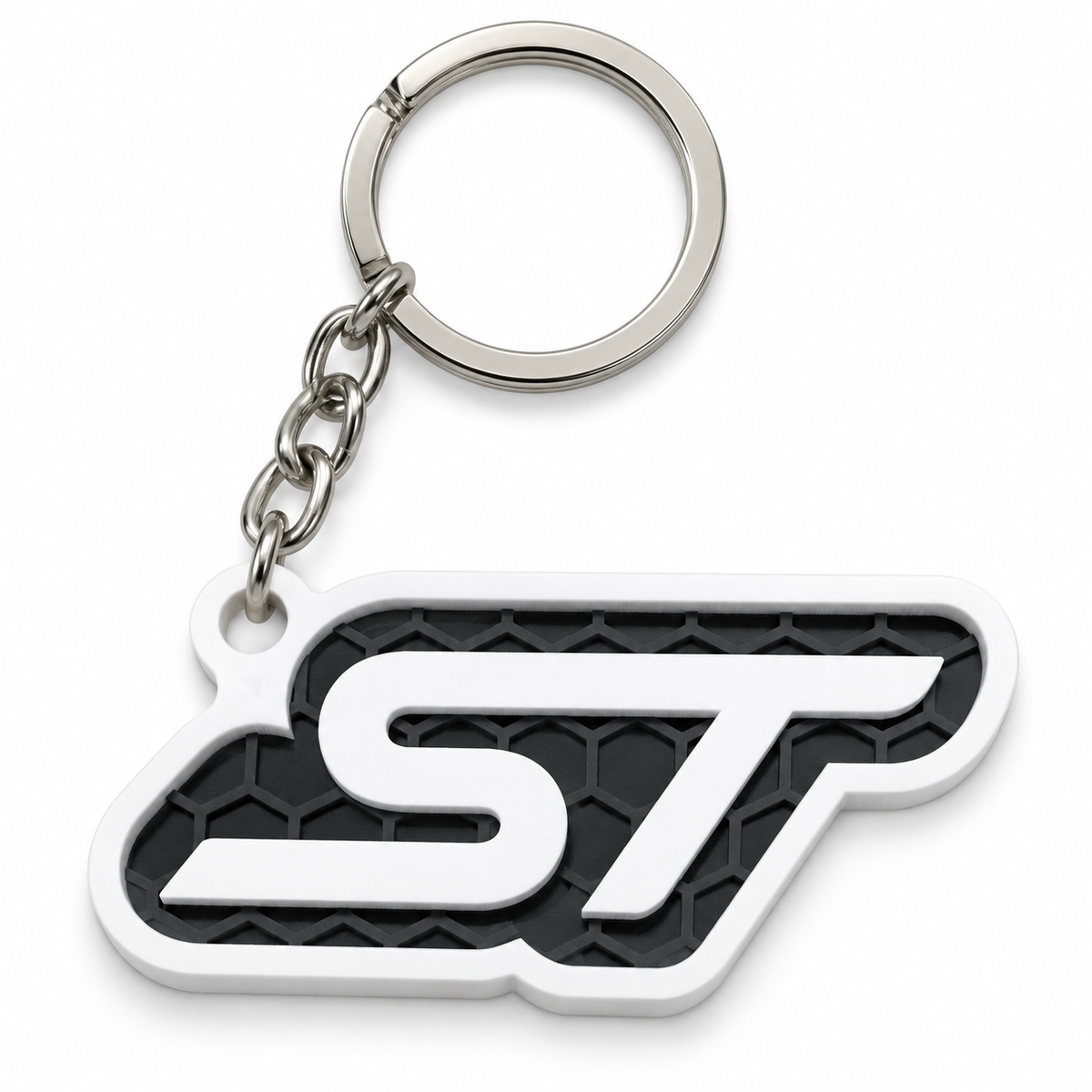 Breloc auto Ford ST cu lanț și inel