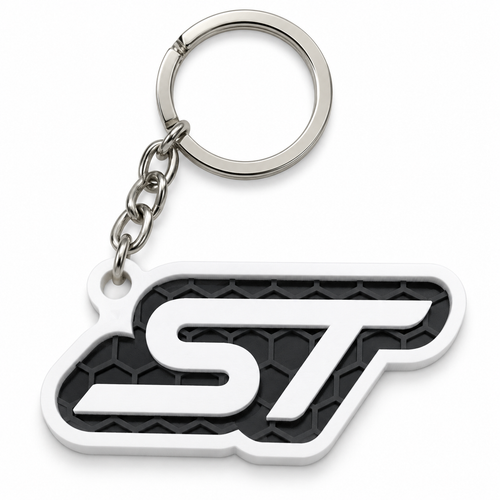 Breloc auto Ford ST cu lanț și inel