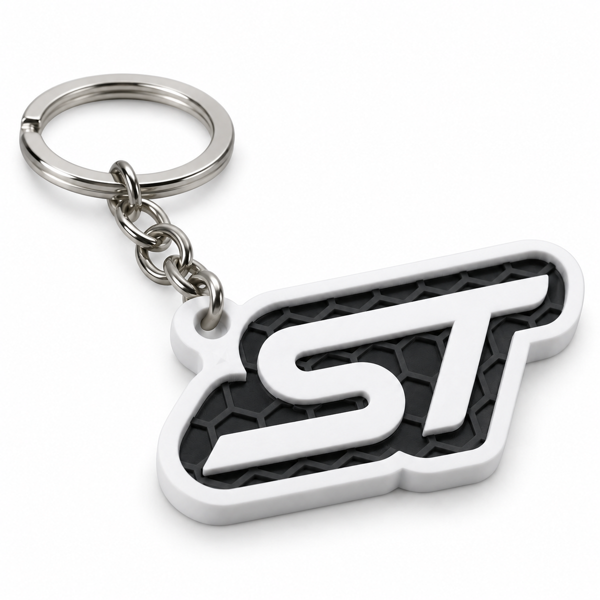Breloc auto Ford ST cu lanț și inel