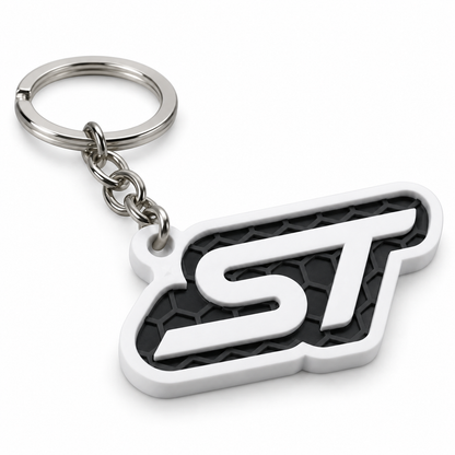 Breloc auto Ford ST cu lanț și inel