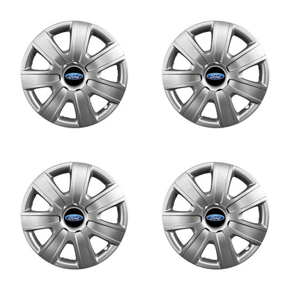 Set 4 capace roti 15 inchi (R15) compatibile FORD Focus, Fiesta, Ka, C-max, Escort, Fusion, Galaxy, Mondeo, Transit, Model-325