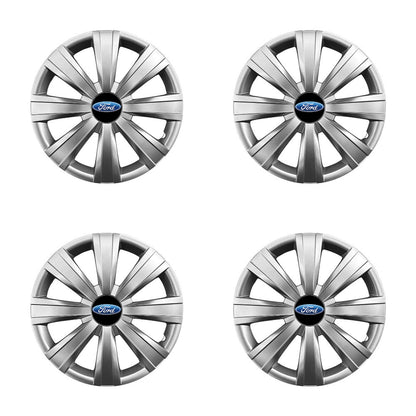 Set 4 capace roti 15 inchi (R15) compatibile FORD Focus, Fiesta, Ka, C-max, Escort, Fusion, Galaxy, Mondeo, Transit, Model-328