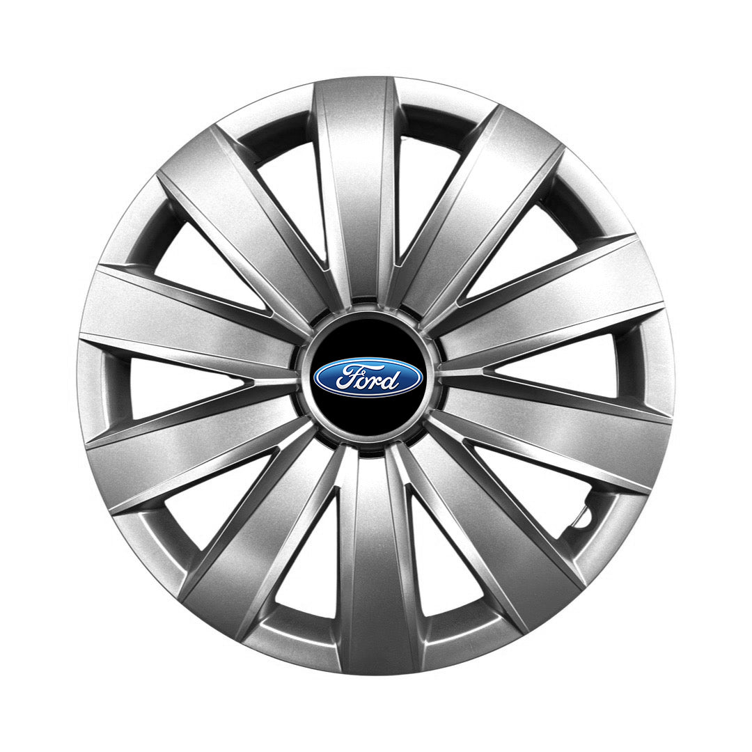 Set 4 capace roti 14 inchi (R14) compatibile FORD Focus, Fiesta, Ka, C-max, Escort, Fusion, Galaxy, Mondeo, Transit, Model-226