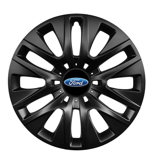 Set 4 capace roti 14 inchi (R14) compatibile gama Ford model - 225 Black