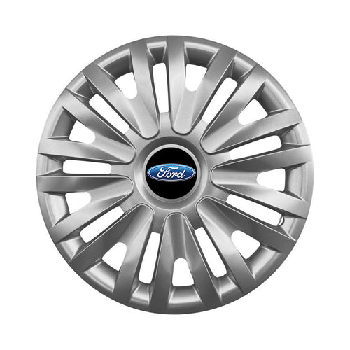 Set 4 capace roti 16 inchi (R16) compatibile FORD Focus, Fiesta, Ka, C-max, Escort, Fusion, Galaxy, Mondeo, Transit, Model-412