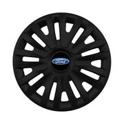 Set 4 capace roti potrivite jantelor de 15 inch compatibile FORD, Model - 313 Black