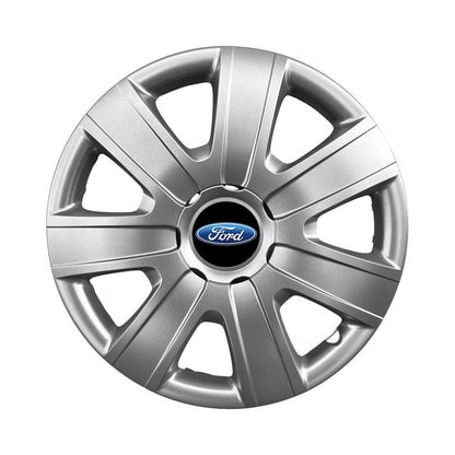 Set 4 capace roti 16 inchi (R16) compatibile FORD Focus, Fiesta, Ka, C-max, Escort, Fusion, Galaxy, Mondeo, Transit, Model-415