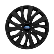 Set 4 capace roti potrivite jantelor de 15 inch compatibile FORD, Model - 345 Black Edition