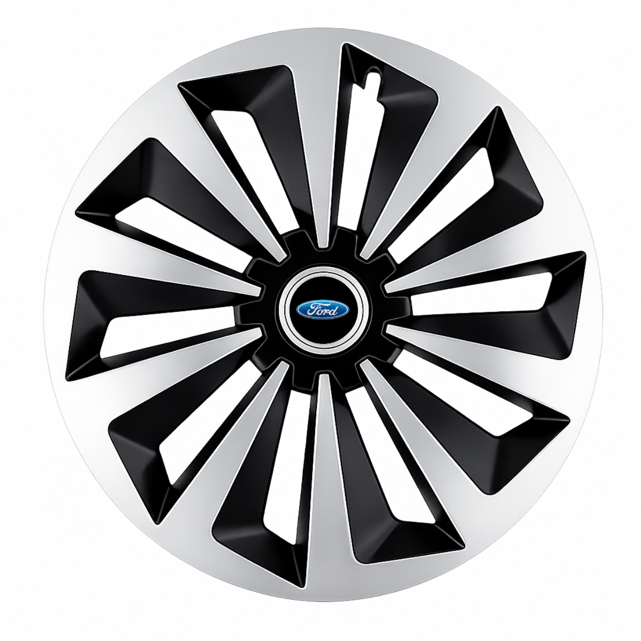 Set 4 capace roti Fox Gri-Negru R17 pentru gama auto Ford