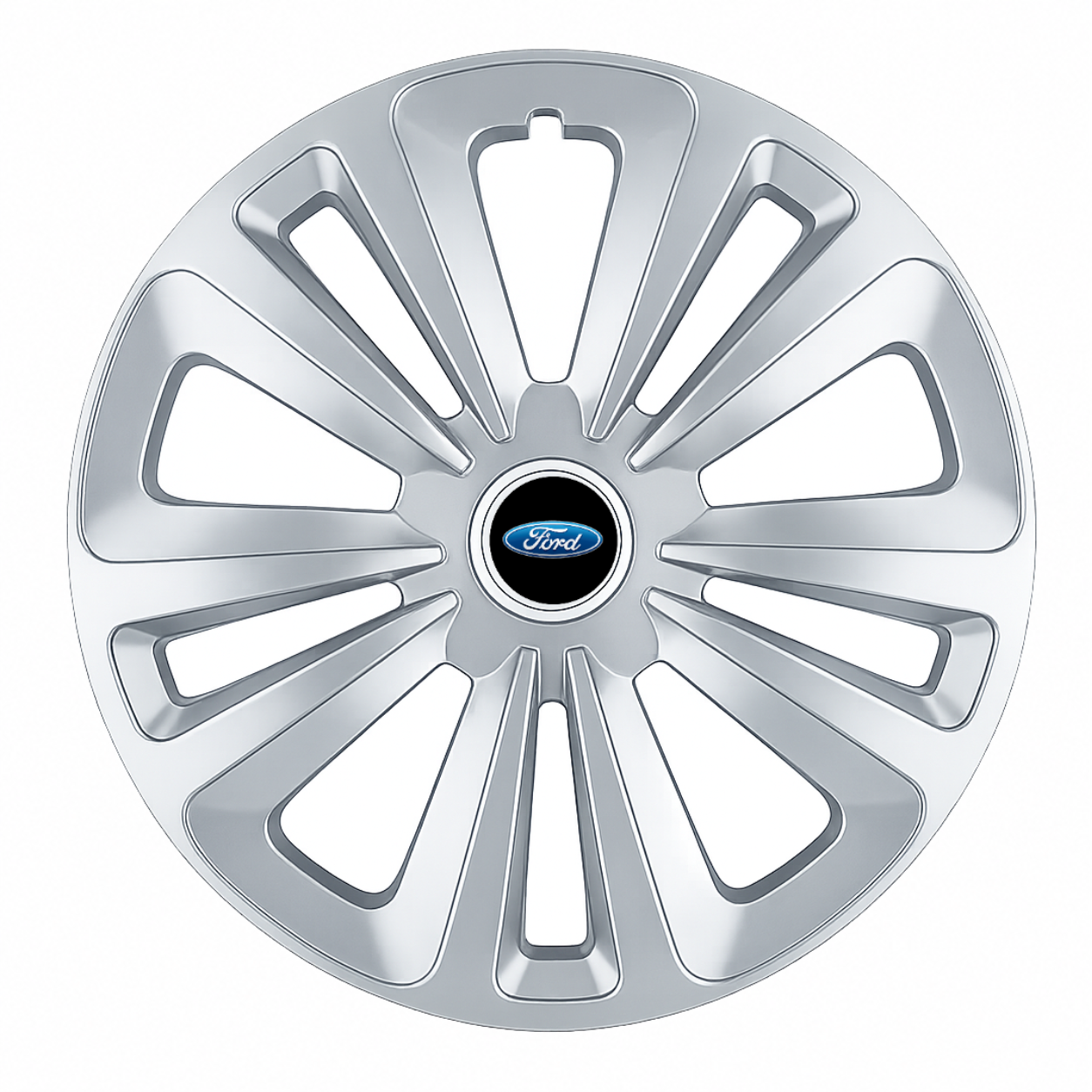 Set 4 Capace Roti Terra Gri R14, pentru Ford