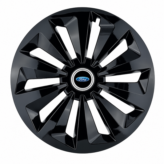 Set 4 capace roti Fox negru R16 Compatibil Cu Ford