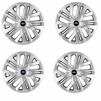 Set 4 Capace Roti 16 inchi (R16) Raven Gri, Compatibile Cu Ford