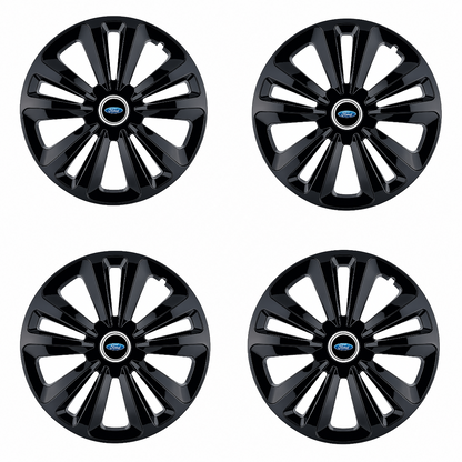 Set 4 Capace Roti Terra Negru R14, pentru Ford