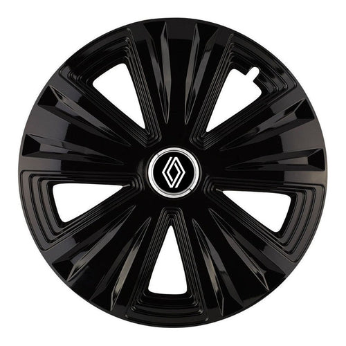 Set 4 capace roti Glory negru R14 Compatibil Cu Renault Nou