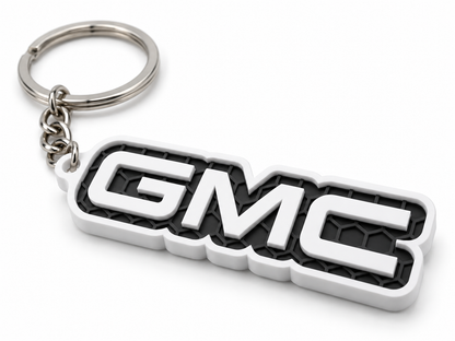 Breloc auto GMC cu lanț și inel