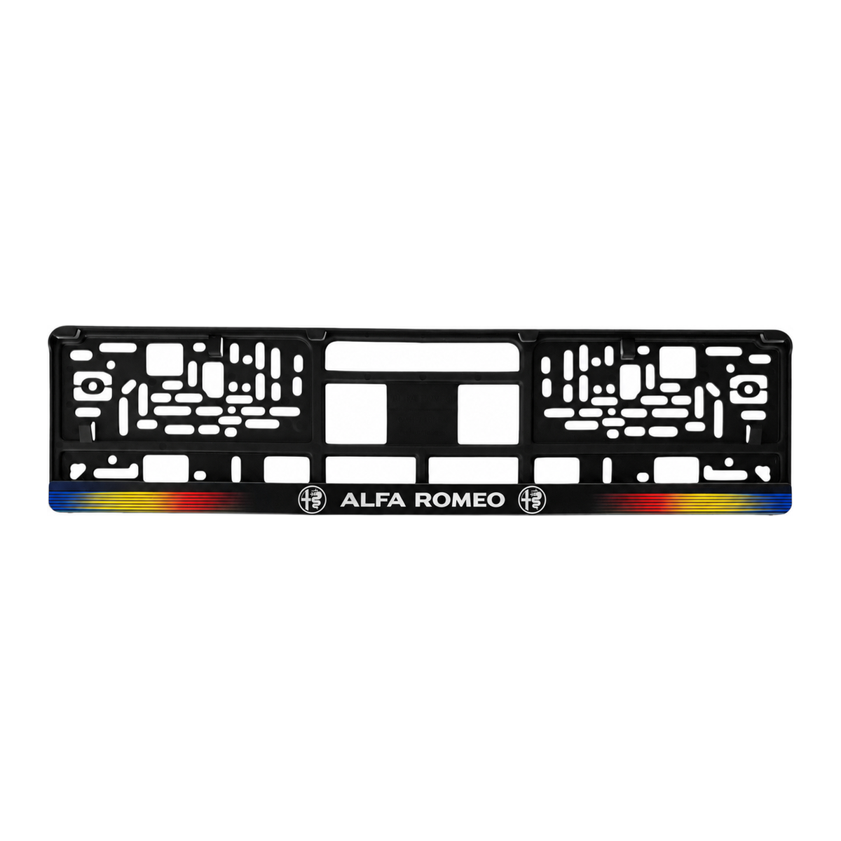 Set 2 bucati, suport numar inmatriculare personalizat Alfa Romeo, HLX-1