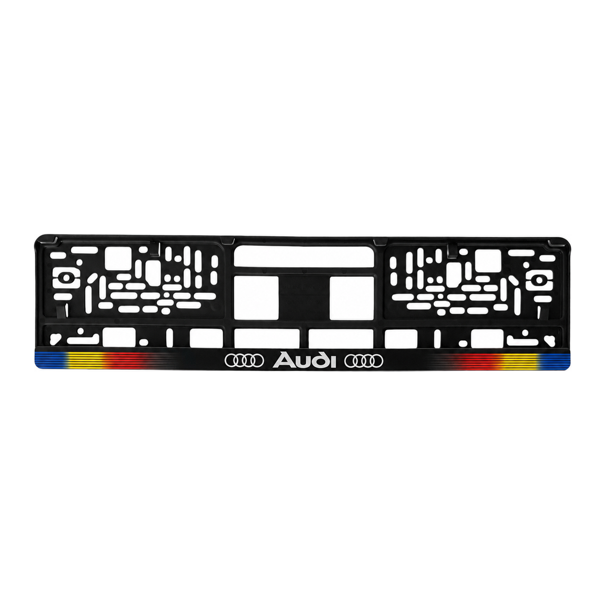 Set 2 bucati, suport numar inmatriculare personalizat Audi, HLX-1