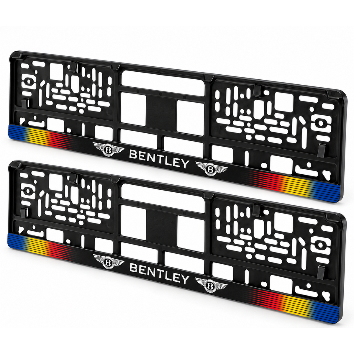 Set 2 bucati, suport numar inmatriculare personalizat Bentley, HLX-1