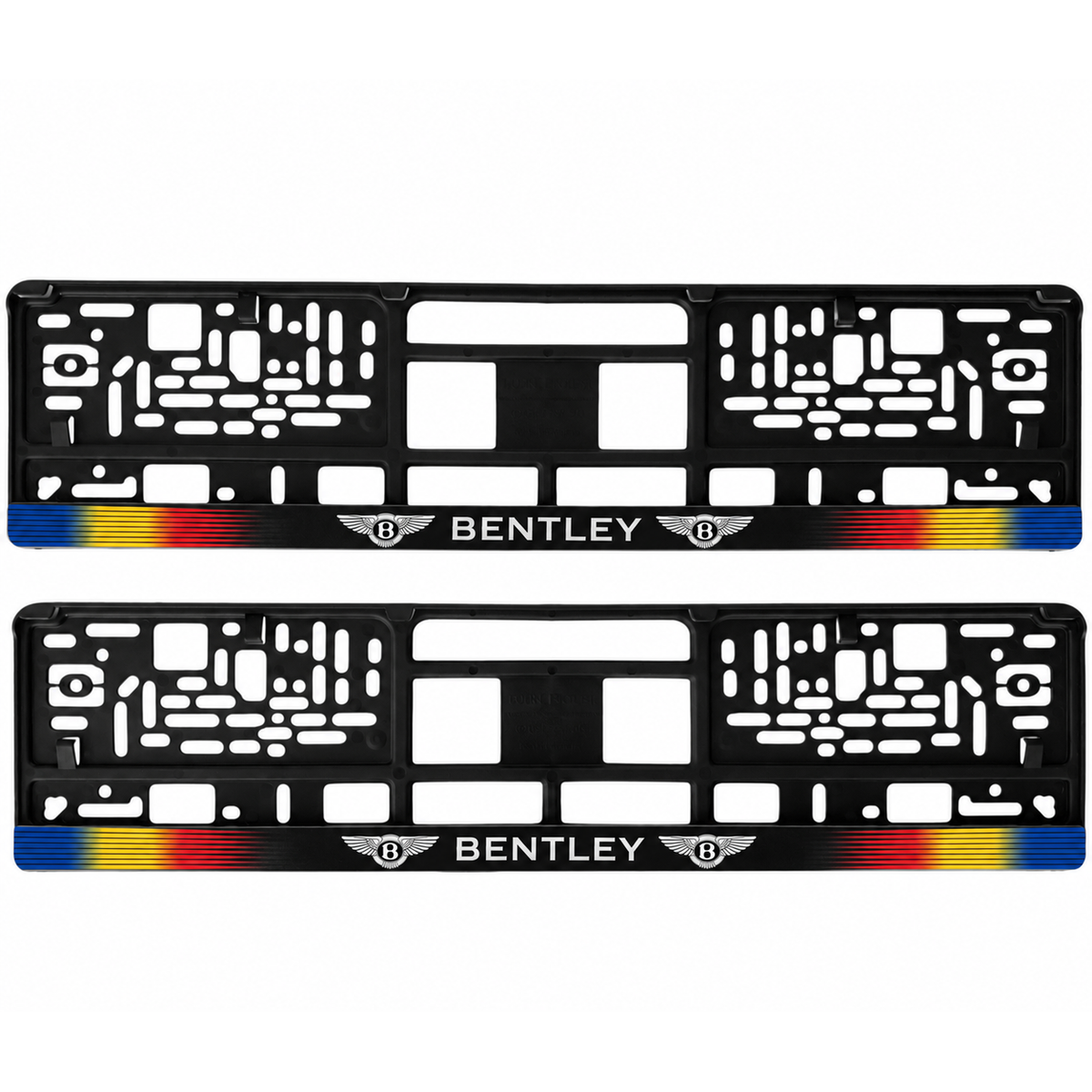 Set 2 bucati, suport numar inmatriculare personalizat Bentley, HLX-1