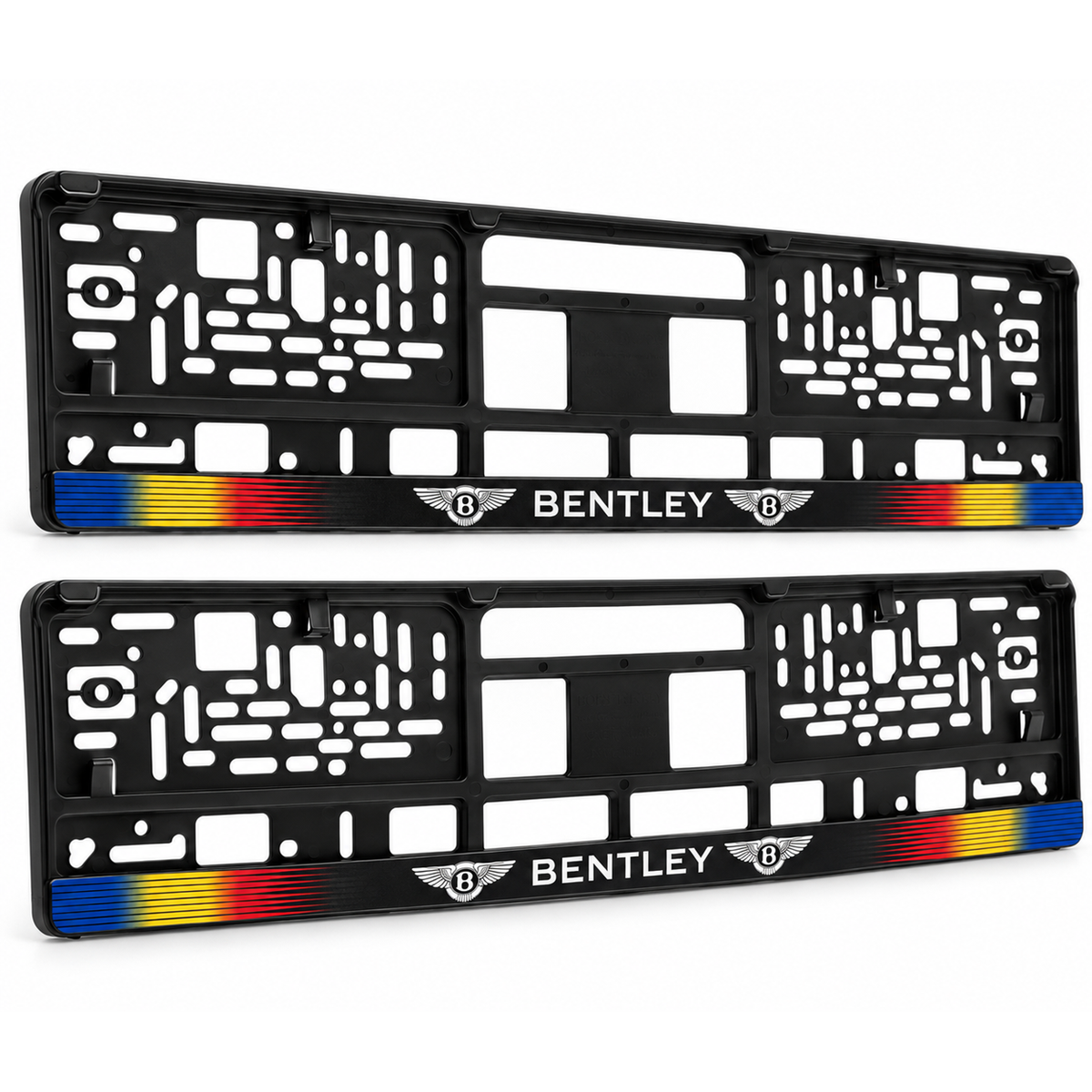 Set 2 bucati, suport numar inmatriculare personalizat Bentley, HLX-1