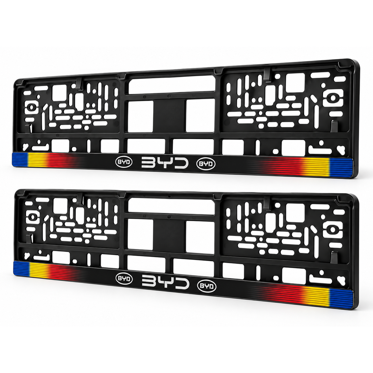 Set 2 bucati, suport numar inmatriculare personalizat BYD, HLX-1