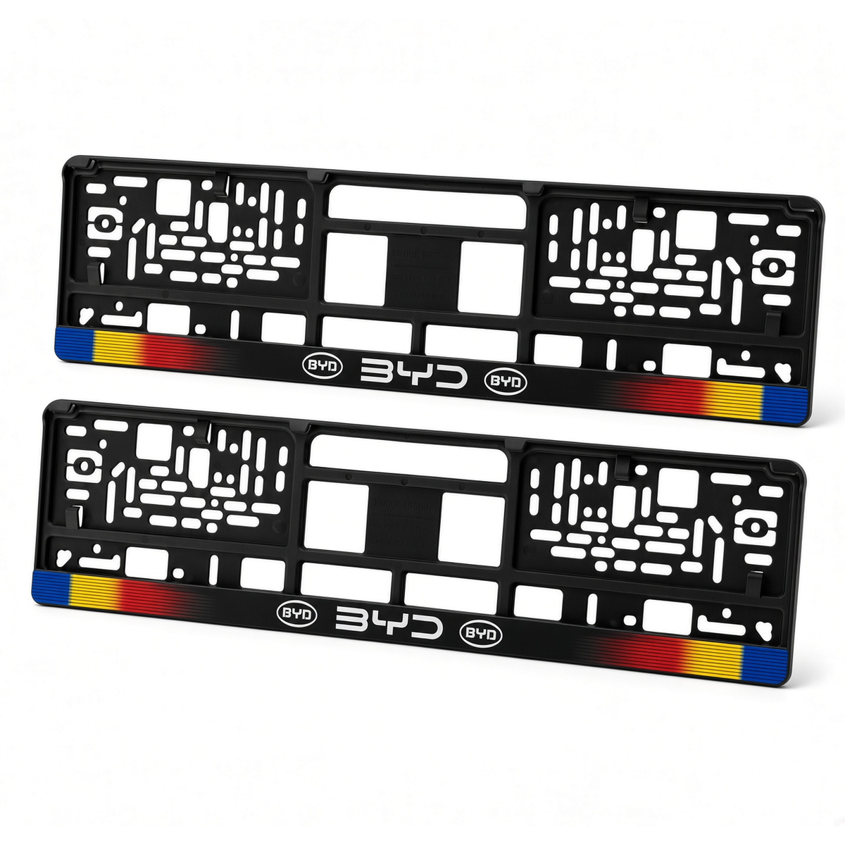 Set 2 bucati, suport numar inmatriculare personalizat BYD, HLX-1