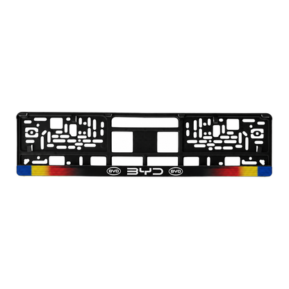 Set 2 bucati, suport numar inmatriculare personalizat BYD, HLX-1