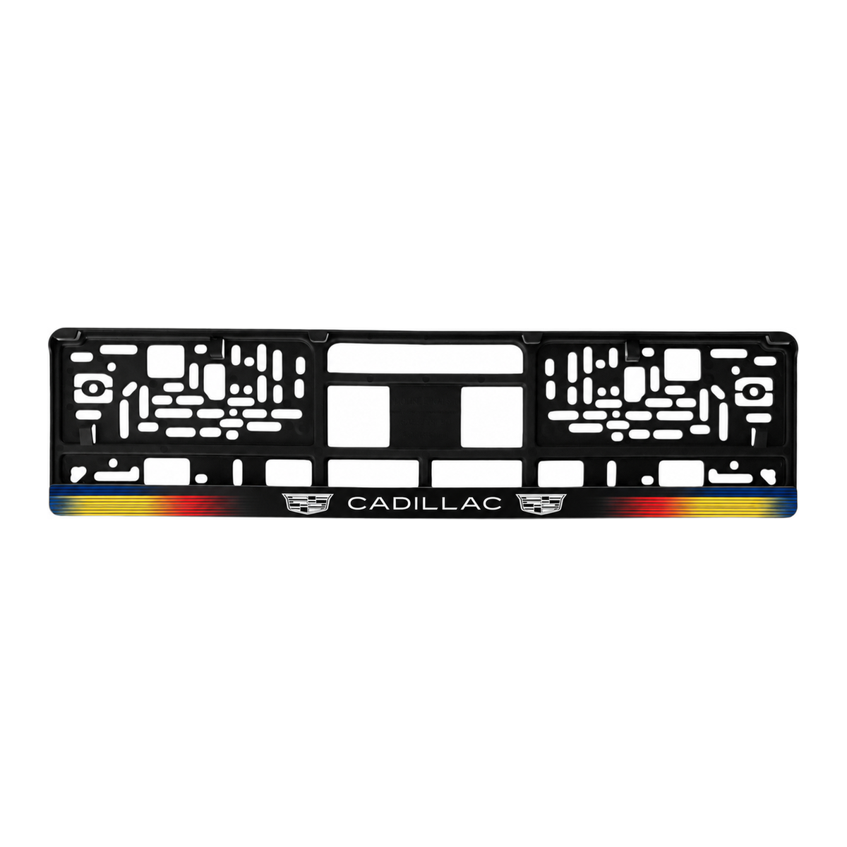 Set 2 bucati, suport numar inmatriculare personalizat Cadillac, HLX-1
