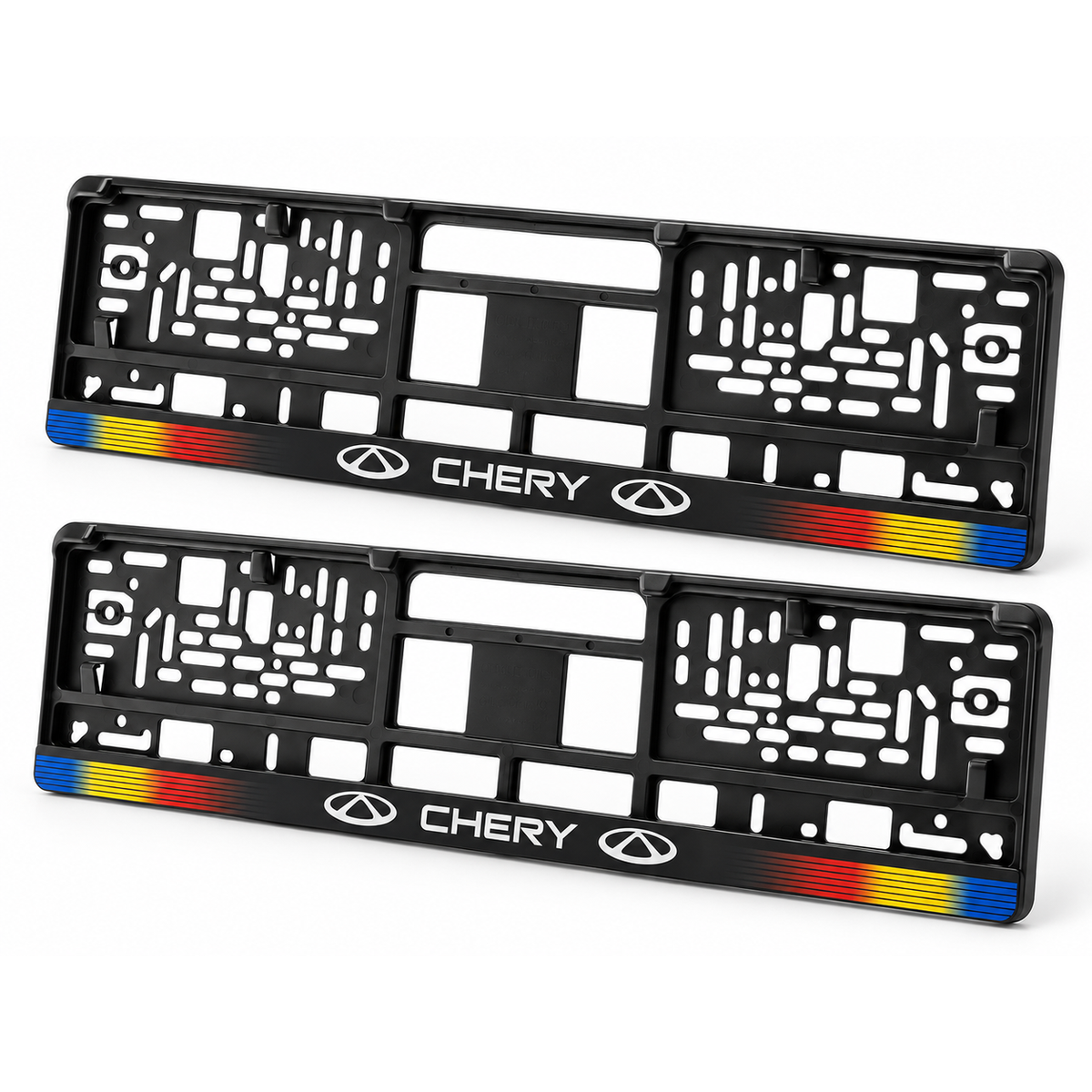 Set 2 bucati, suport numar inmatriculare personalizat Chery, HLX-1