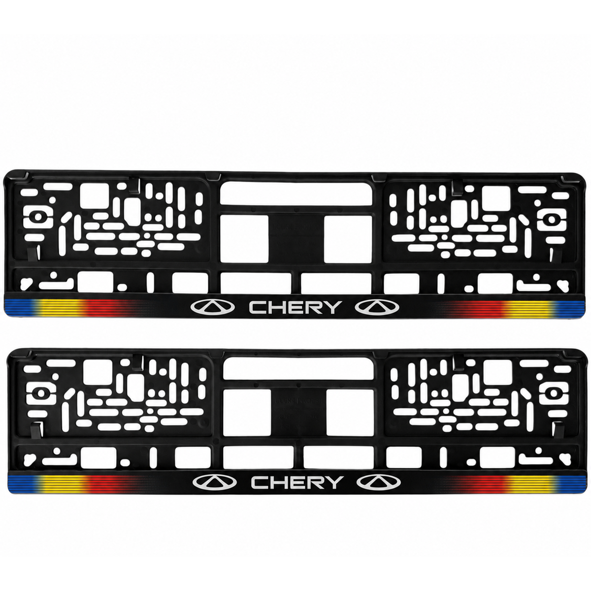 Set 2 bucati, suport numar inmatriculare personalizat Chery, HLX-1