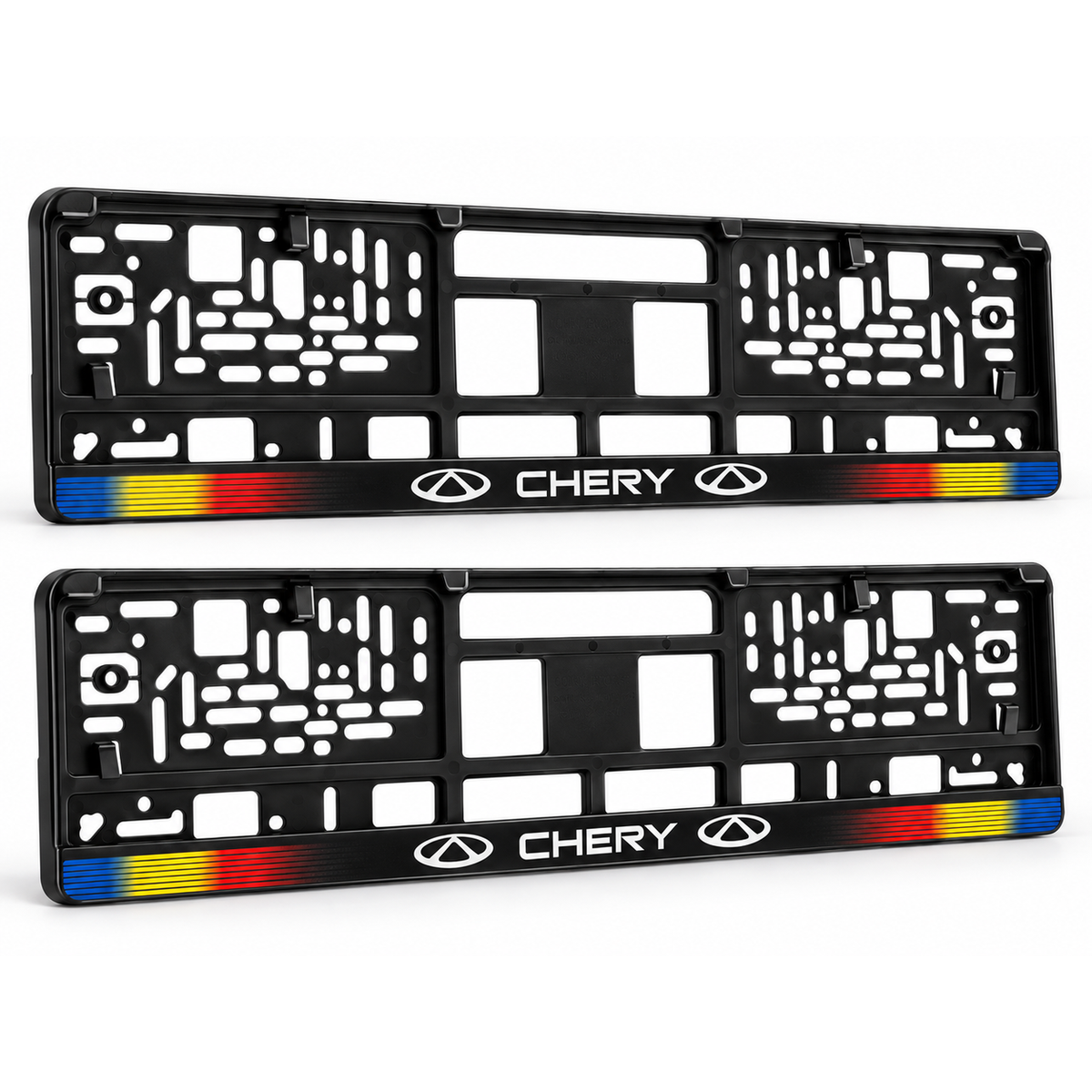 Set 2 bucati, suport numar inmatriculare personalizat Chery, HLX-1