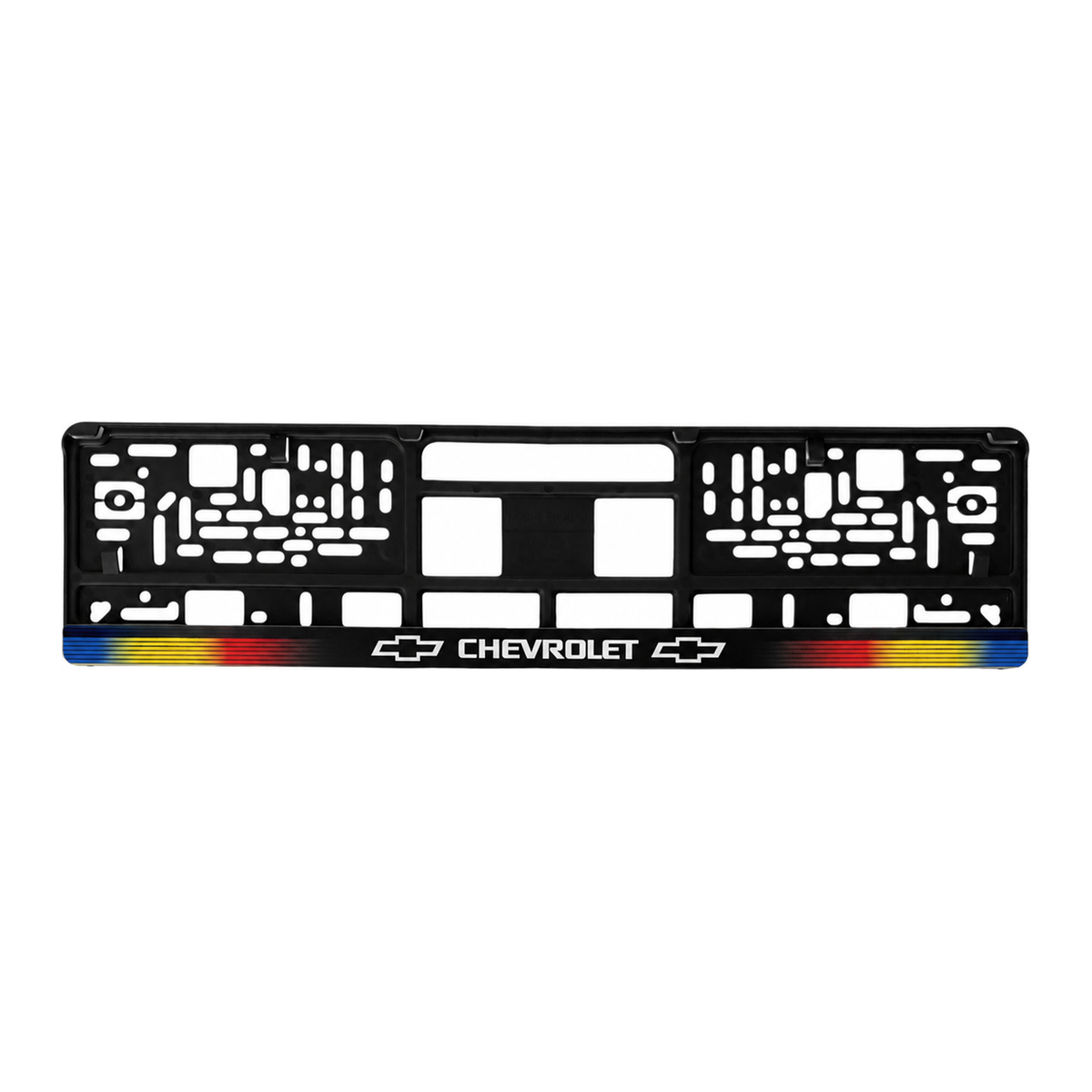 Set 2 bucati, suport numar inmatriculare personalizat Chevrolet, HLX-1