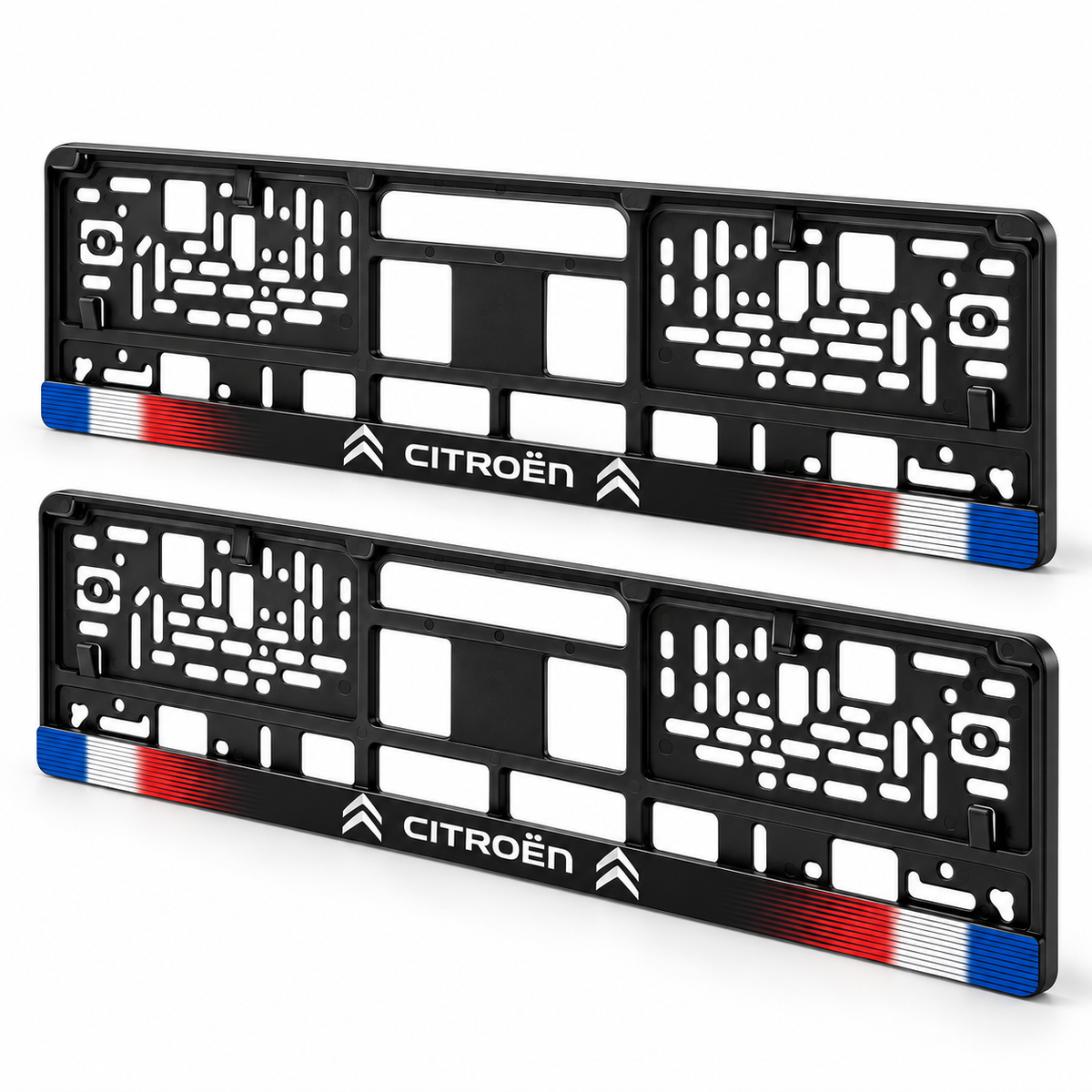 Set 2 bucati, suport numar inmatriculare personalizat Citroën, HLX-1