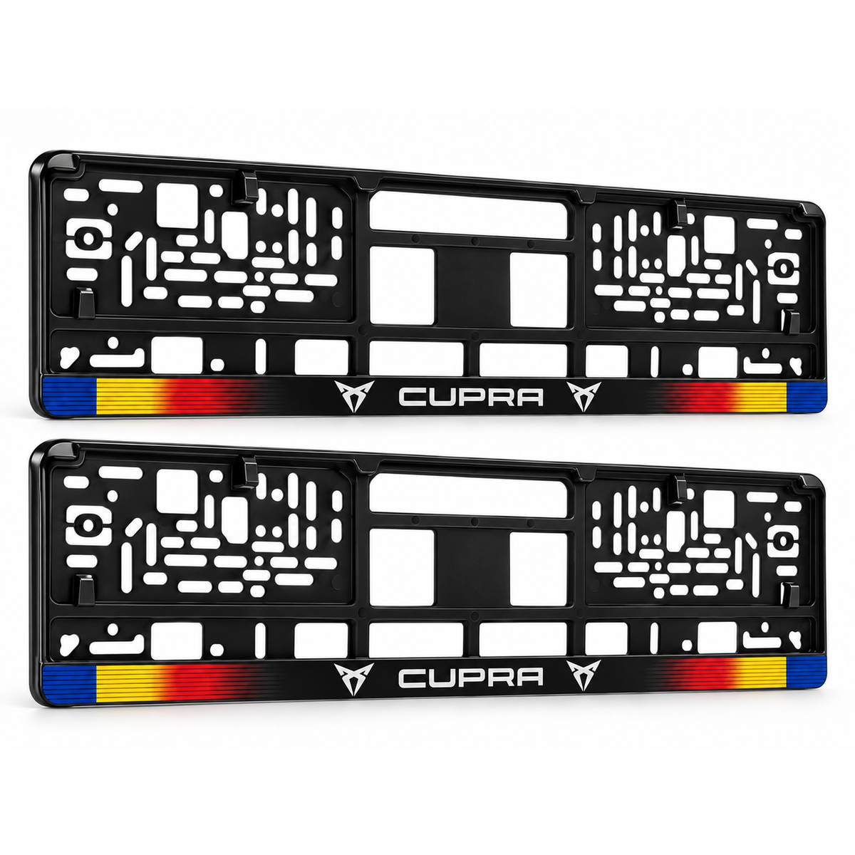 Set 2 bucati, suport numar inmatriculare personalizat Cupra, HLX-1