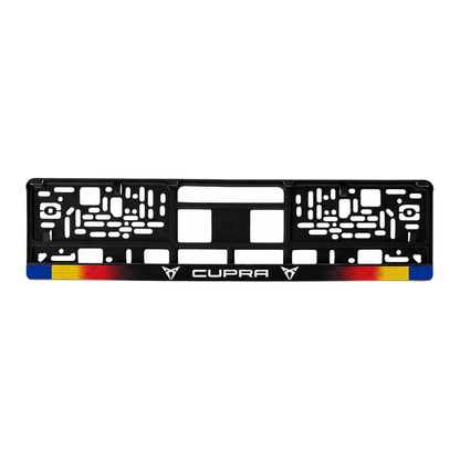 Set 2 bucati, suport numar inmatriculare personalizat Cupra, HLX-1