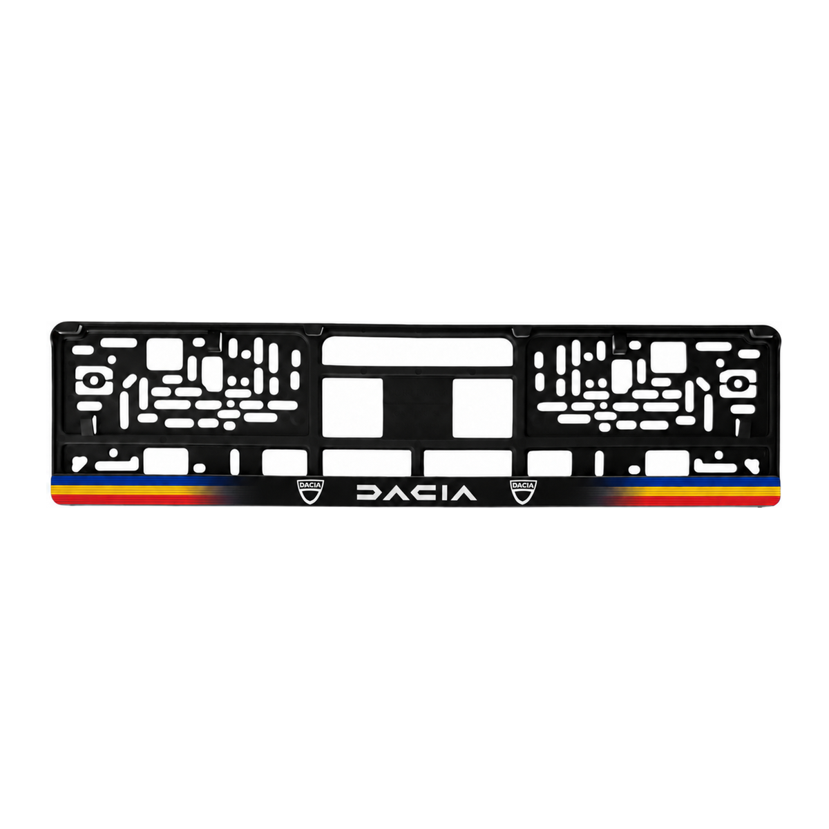 Set 2 bucati, suport numar inmatriculare personalizat Dacia vechi, HLX-1