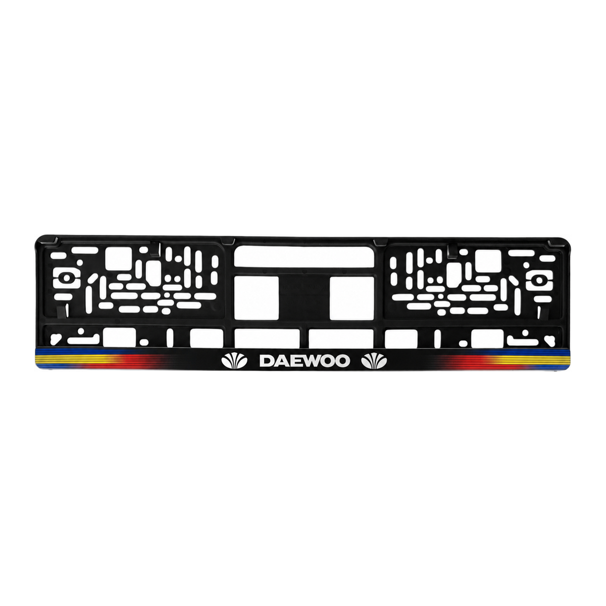 Set 2 bucati, suport numar inmatriculare personalizat Daewoo, HLX-1