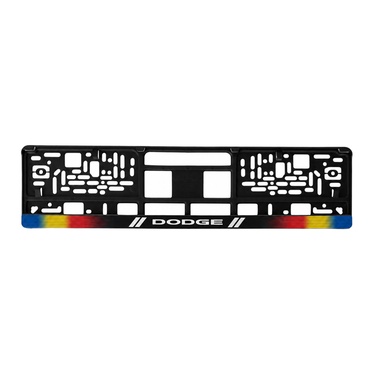 Set 2 bucati, suport numar inmatriculare personalizat Dodge, HLX-1