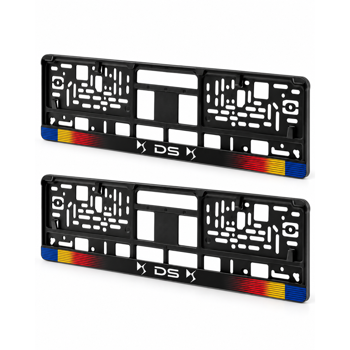 Set 2 bucati, suport numar inmatriculare personalizat DS, HLX-1