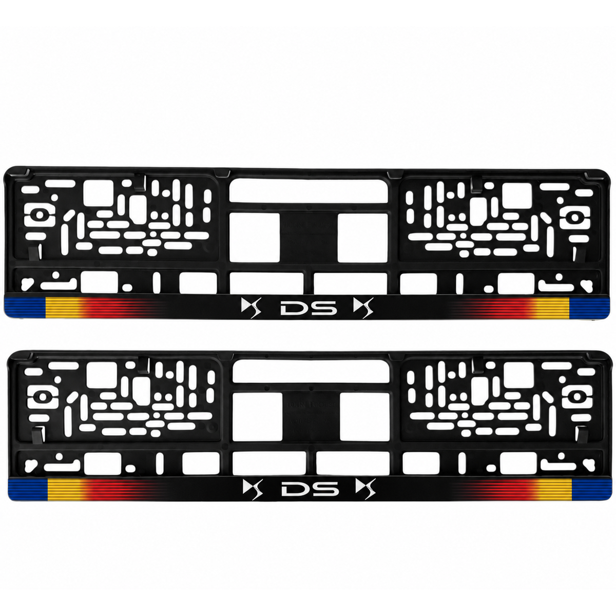 Set 2 bucati, suport numar inmatriculare personalizat DS, HLX-1