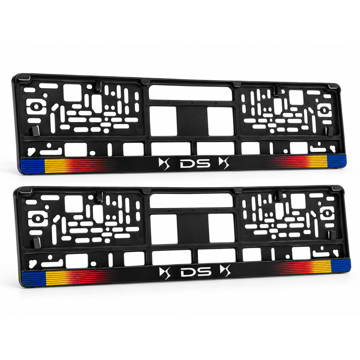 Set 2 bucati, suport numar inmatriculare personalizat DS, HLX-1