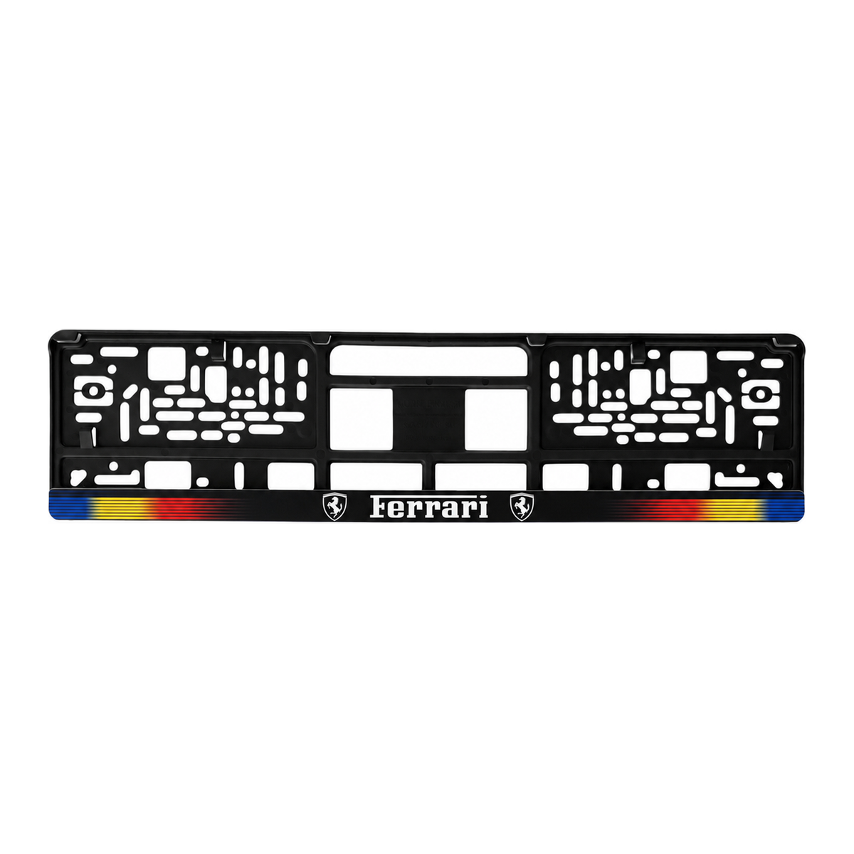 Set 2 bucati, suport numar inmatriculare personalizat Ferrari, HLX-1