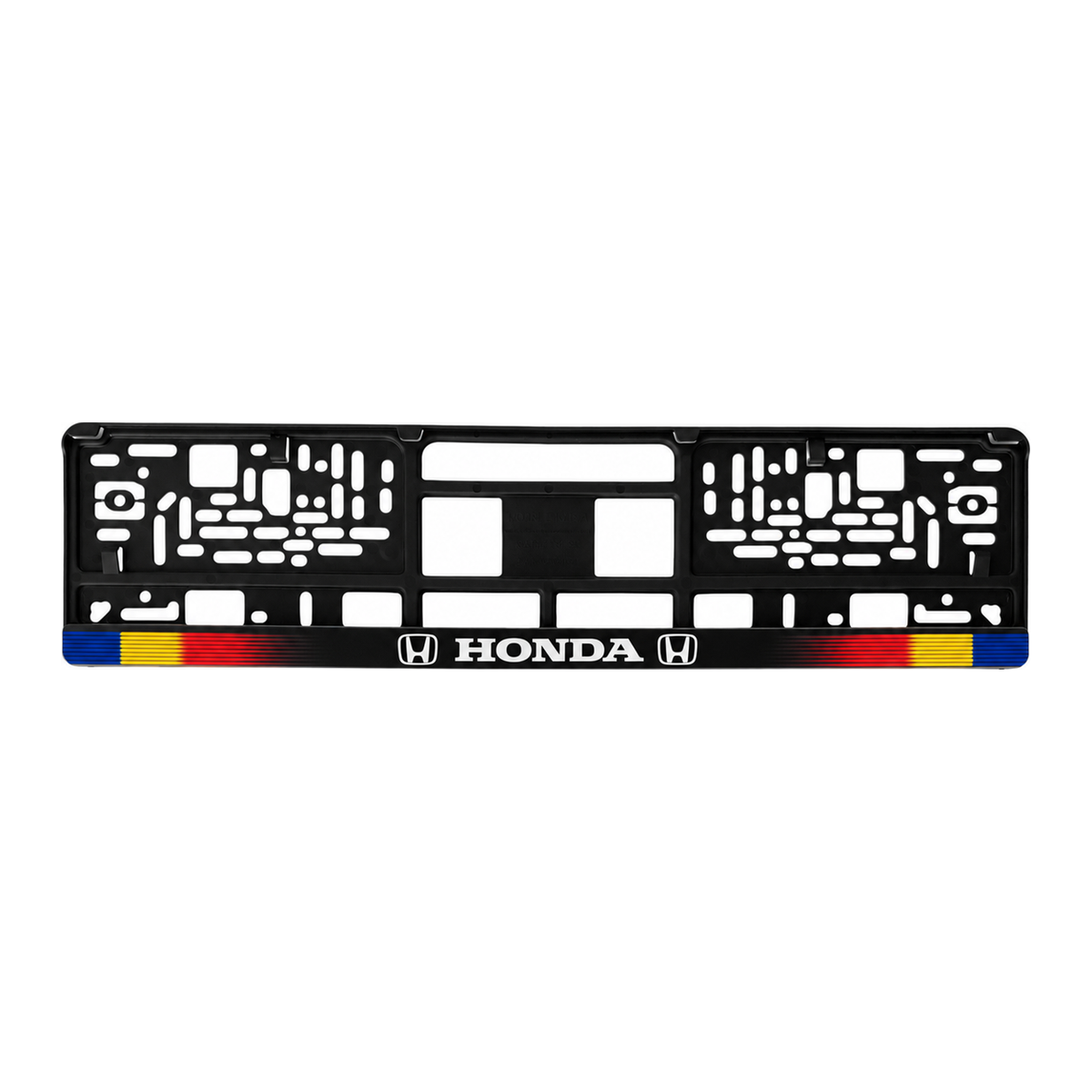 Set 2 bucati, suport numar inmatriculare personalizat Honda, HLX-1