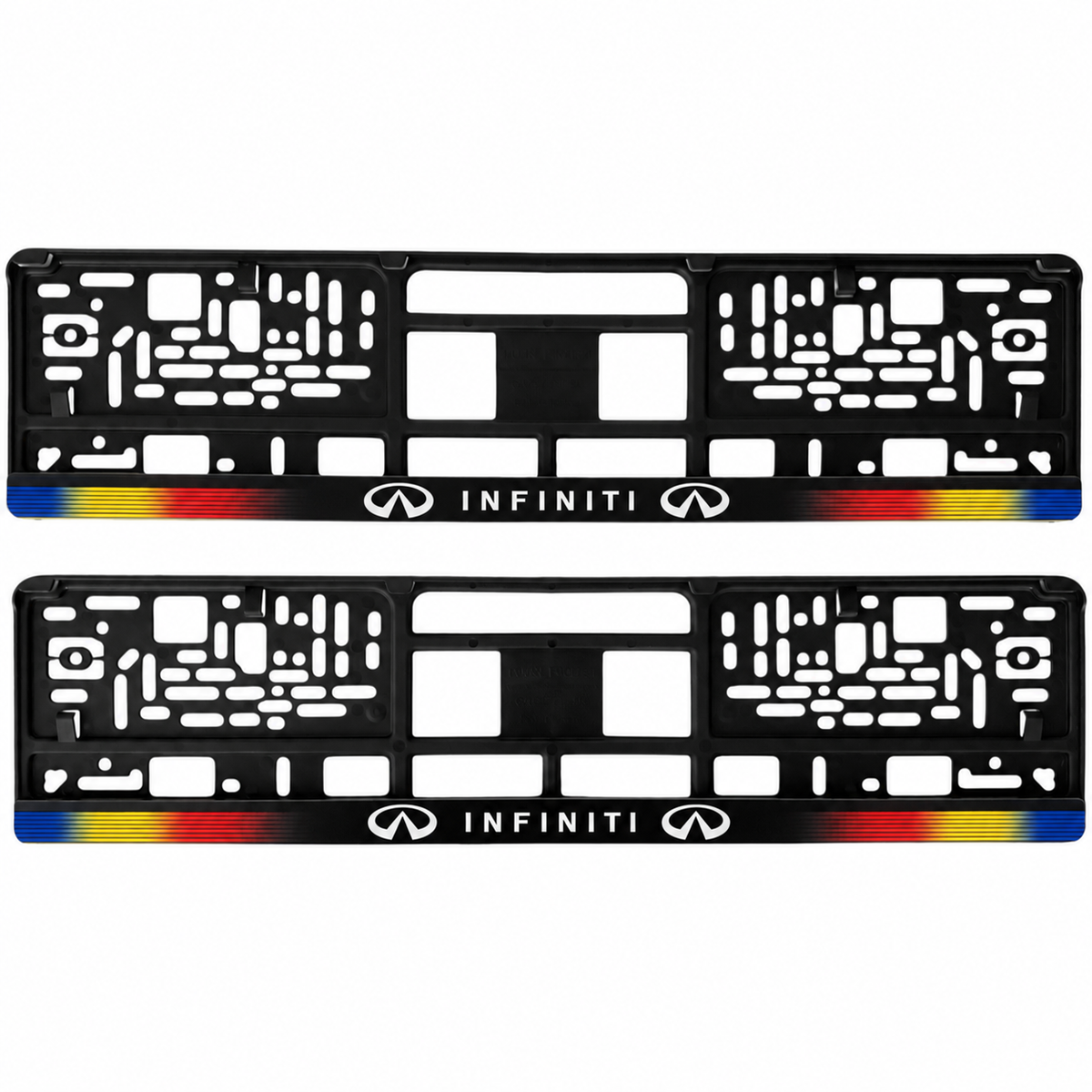 Set 2 bucati, suport numar inmatriculare personalizat Infiniti, HLX-1