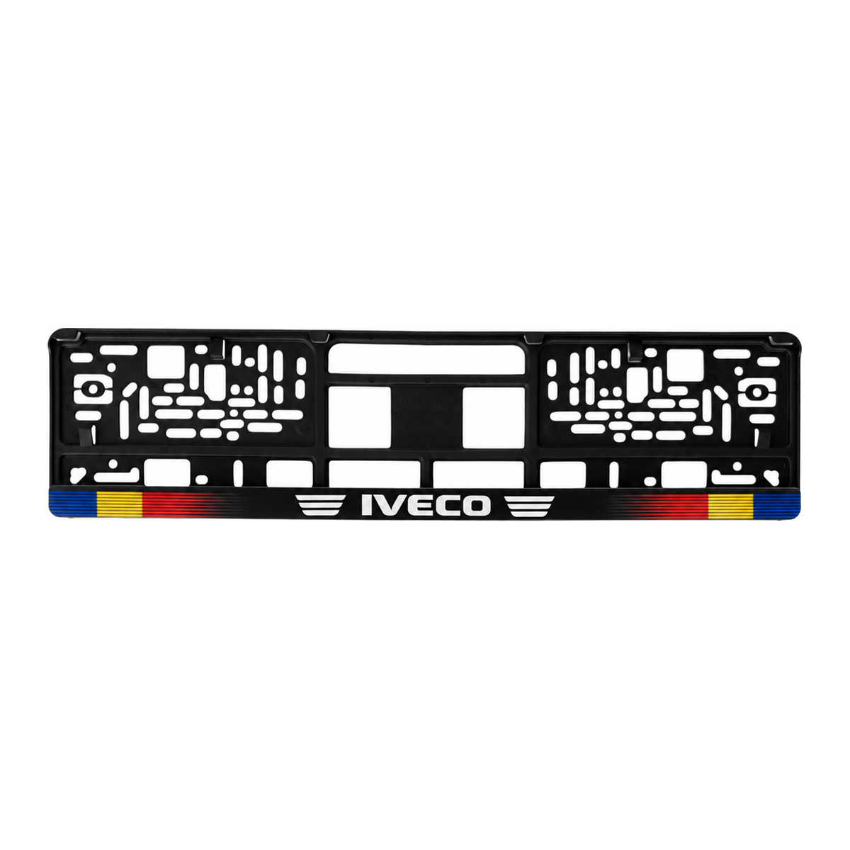 Set 2 bucati, suport numar inmatriculare personalizat Iveco, HLX-1