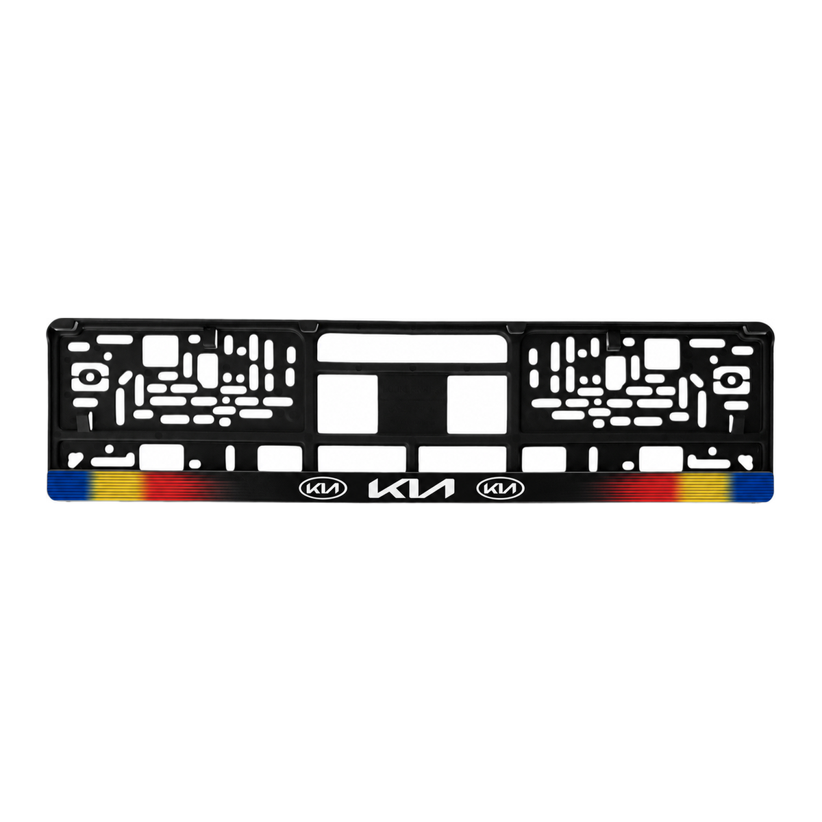 Set 2 bucati, suport numar inmatriculare personalizat Kia, HLX-1