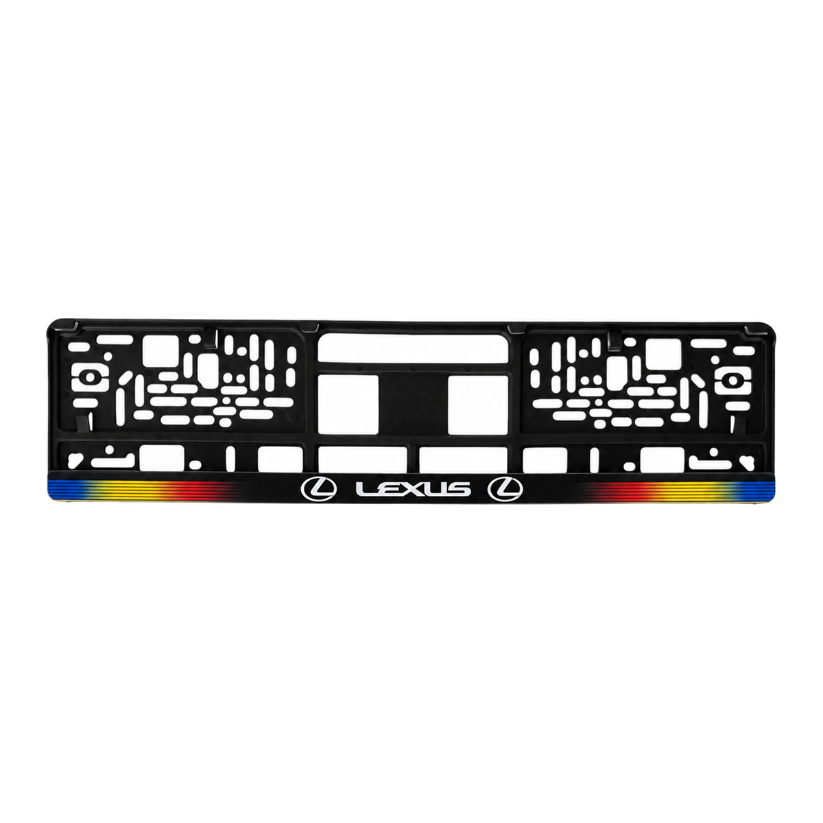Set 2 bucati, suport numar inmatriculare personalizat Lexus, HLX-1