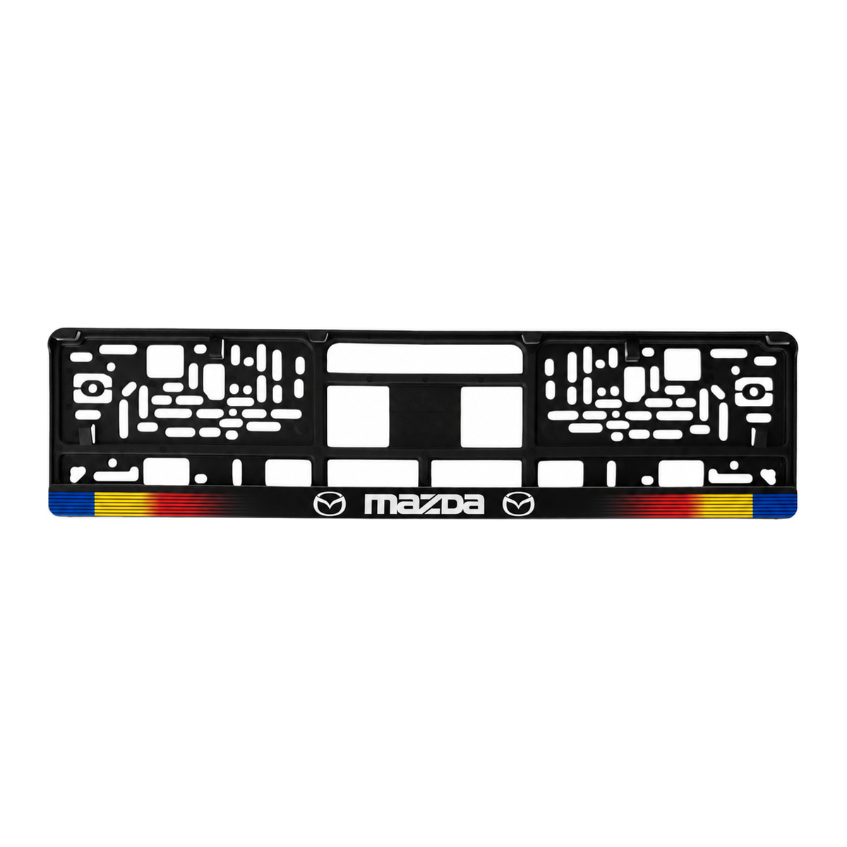 Set 2 bucati, suport numar inmatriculare personalizat Mazda, HLX-1