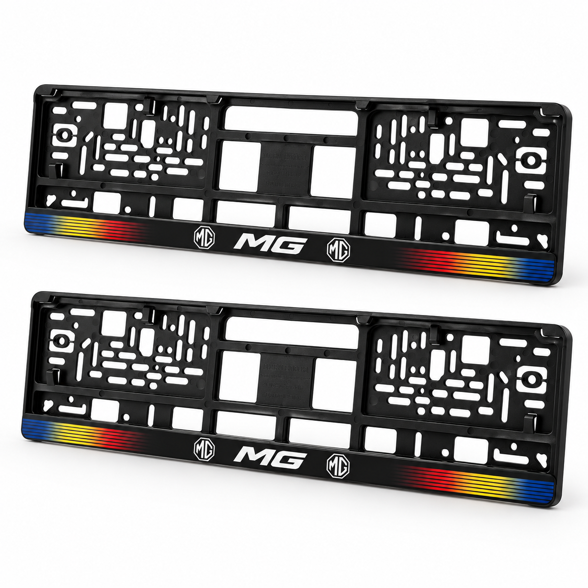 Set 2 bucati, suport numar inmatriculare personalizat MG, HLX-1